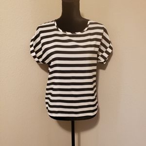 FINAL PRICE! Liva Girl Stripe Blouse Sz S Like New